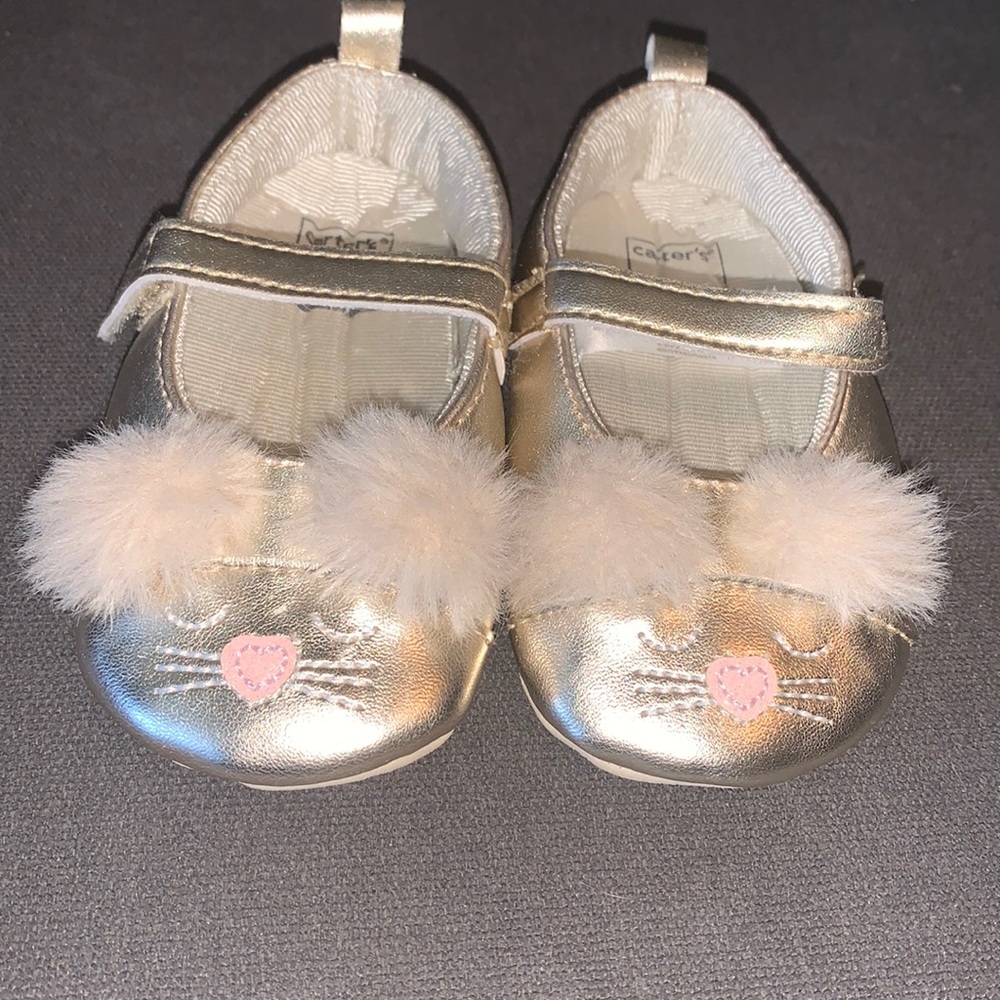 Carter’s Infants Gold Cat shoes
